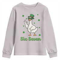 Lucky Goose Six Seven Meme Youth Sweatshirt St Patricks Day