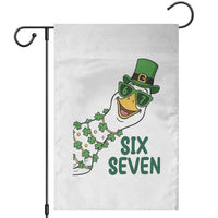 Chaotic Goose Six Seven Meme Garden Flag Funny St Patricks Day Gift