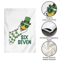 Chaotic Goose Six Seven Meme Garden Flag Funny St Patricks Day Gift