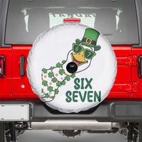 Chaotic Goose Six Seven Meme Spare Tire Cover Funny St Patricks Day Gift