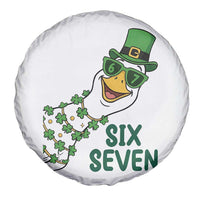 Chaotic Goose Six Seven Meme Spare Tire Cover Funny St Patricks Day Gift