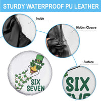 Chaotic Goose Six Seven Meme Spare Tire Cover Funny St Patricks Day Gift
