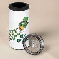 Chaotic Goose Six Seven Meme 4 in 1 Can Cooler Tumbler Funny St Patricks Day Gift
