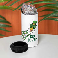 Chaotic Goose Six Seven Meme 4 in 1 Can Cooler Tumbler Funny St Patricks Day Gift