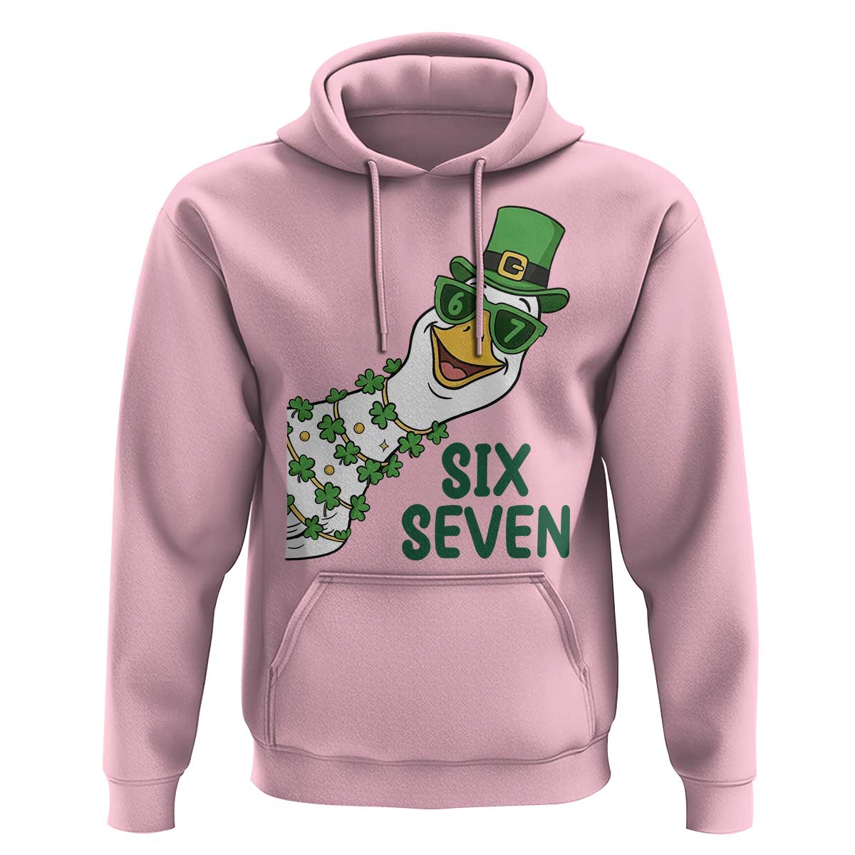 Chaotic Goose Six Seven Meme Hoodie Funny St Patricks Day Gift