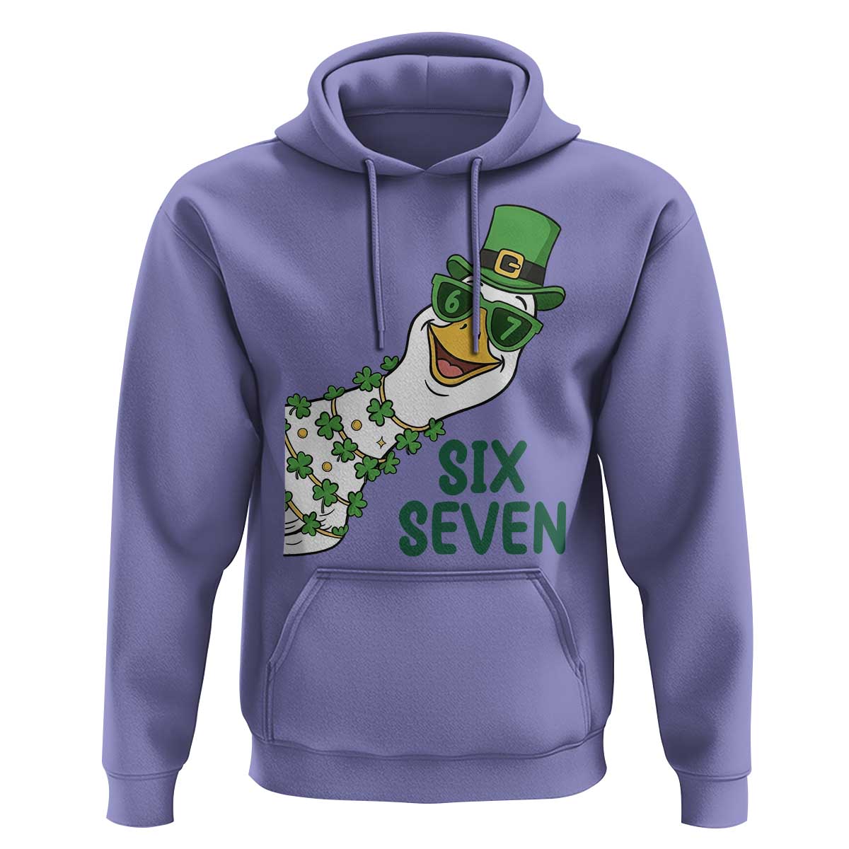 Chaotic Goose Six Seven Meme Hoodie Funny St Patricks Day Gift