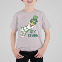 Chaotic Goose Six Seven Meme T Shirt For Kid Funny St Patricks Day Gift