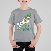 Chaotic Goose Six Seven Meme T Shirt For Kid Funny St Patricks Day Gift