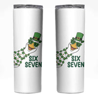 Chaotic Goose Six Seven Meme Skinny Tumbler Funny St Patricks Day Gift