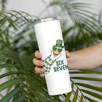 Chaotic Goose Six Seven Meme Skinny Tumbler Funny St Patricks Day Gift