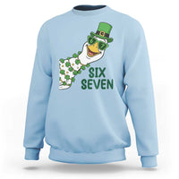 Chaotic Goose Six Seven Meme Sweatshirt Funny St Patricks Day Gift