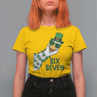 Chaotic Goose Six Seven Meme T Shirt For Women Funny St Patricks Day Gift