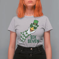 Chaotic Goose Six Seven Meme T Shirt For Women Funny St Patricks Day Gift