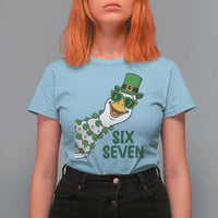 Chaotic Goose Six Seven Meme T Shirt For Women Funny St Patricks Day Gift