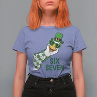 Chaotic Goose Six Seven Meme T Shirt For Women Funny St Patricks Day Gift