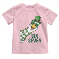 Chaotic Goose Six Seven Meme Toddler T Shirt Funny St Patricks Day Gift
