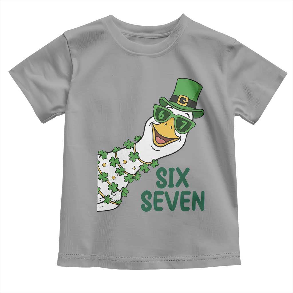 Chaotic Goose Six Seven Meme Toddler T Shirt Funny St Patricks Day Gift
