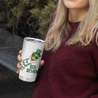 Chaotic Goose Six Seven Meme Tumbler Cup Funny St Patricks Day Gift