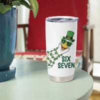 Chaotic Goose Six Seven Meme Tumbler Cup Funny St Patricks Day Gift
