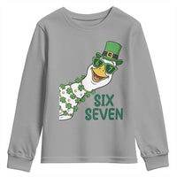 Chaotic Goose Six Seven Meme Youth Sweatshirt Funny St Patricks Day Gift