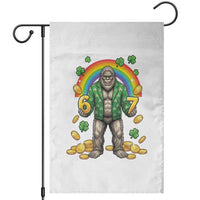 Bigfoot Six Seven Meme Garden Flag Funny St Patricks Day Gift