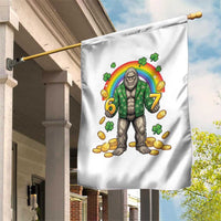 Bigfoot Six Seven Meme Garden Flag Funny St Patricks Day Gift