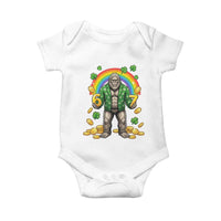 Bigfoot Six Seven Meme Baby Onesie Funny St Patricks Day Gift