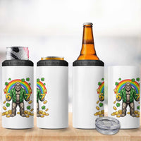 Bigfoot Six Seven Meme 4 in 1 Can Cooler Tumbler Funny St Patricks Day Gift