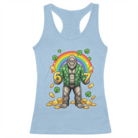Bigfoot Six Seven Meme Racerback Tank Top Funny St Patricks Day Gift
