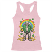 Bigfoot Six Seven Meme Racerback Tank Top Funny St Patricks Day Gift