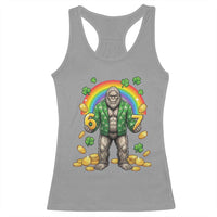 Bigfoot Six Seven Meme Racerback Tank Top Funny St Patricks Day Gift