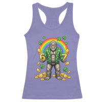 Bigfoot Six Seven Meme Racerback Tank Top Funny St Patricks Day Gift