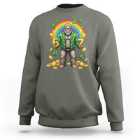 Bigfoot Six Seven Meme Sweatshirt Funny St Patricks Day Gift