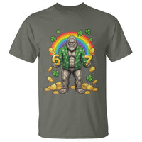 Bigfoot Six Seven Meme T Shirt Funny St Patricks Day Gift