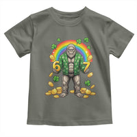 Bigfoot Six Seven Meme Toddler T Shirt Funny St Patricks Day Gift