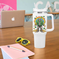Bigfoot Six Seven Meme Tumbler With Handle Funny St Patricks Day Gift