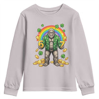 Bigfoot Six Seven Meme Youth Sweatshirt Funny St Patricks Day Gift