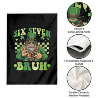 Bigfoot Six Seven Bruh Garden Flag Gen Z Irish Gift