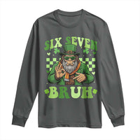 Bigfoot Six Seven Bruh Long Sleeve Shirt Gen Z Irish Gift