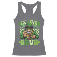 Bigfoot Six Seven Bruh Racerback Tank Top Gen Z Irish Gift
