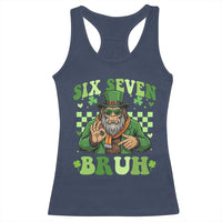 Bigfoot Six Seven Bruh Racerback Tank Top Gen Z Irish Gift