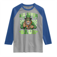 Bigfoot Six Seven Bruh Raglan Shirt Gen Z Irish Gift