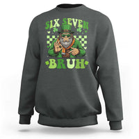 Bigfoot Six Seven Bruh Sweatshirt Gen Z Irish Gift