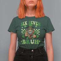 Bigfoot Six Seven Bruh T Shirt For Women Gen Z Irish Gift