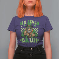 Bigfoot Six Seven Bruh T Shirt For Women Gen Z Irish Gift