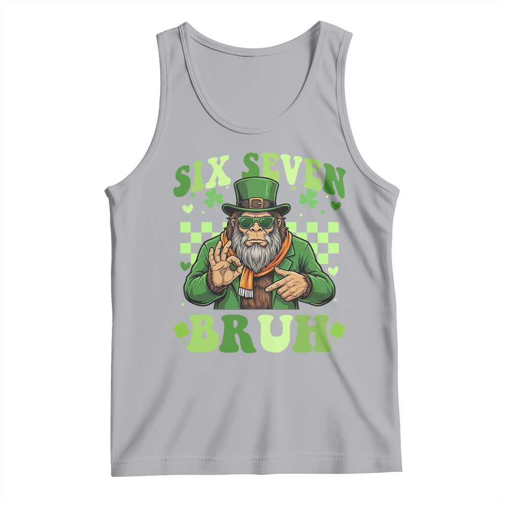 Bigfoot Six Seven Bruh Tank Top Gen Z Irish Gift