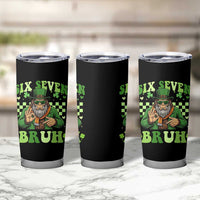 Bigfoot Six Seven Bruh Tumbler Cup Gen Z Irish Gift