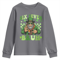 Bigfoot Six Seven Bruh Youth Sweatshirt Gen Z Irish Gift