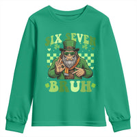 Bigfoot Six Seven Bruh Youth Sweatshirt Gen Z Irish Gift