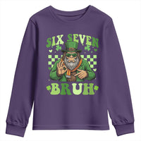 Bigfoot Six Seven Bruh Youth Sweatshirt Gen Z Irish Gift
